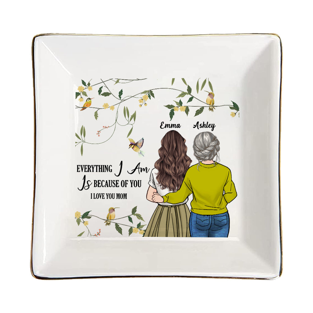 Tout ce que je suis - Porte-bijoux personnalisé pour la fête des mères