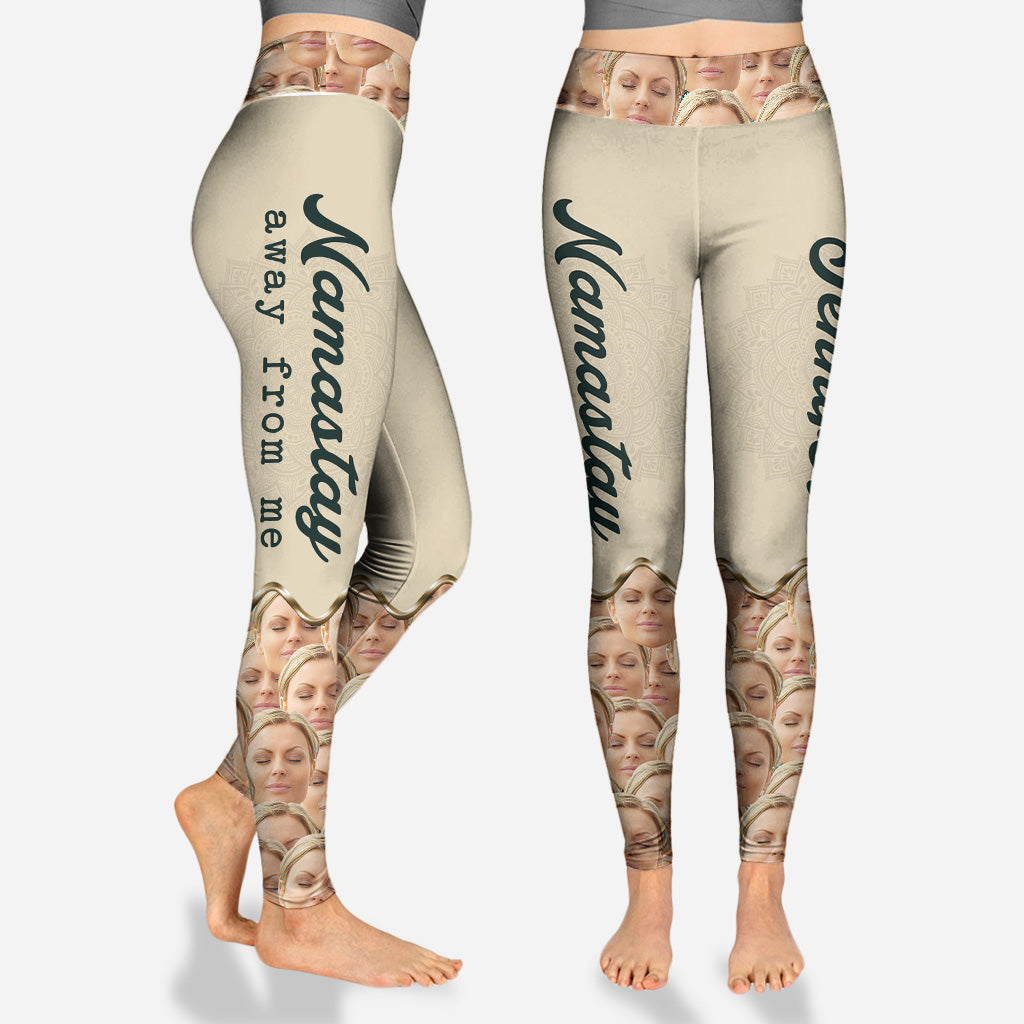 Namasté loin de moi - Leggings de yoga personnalisés