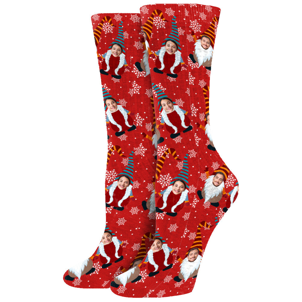 Joyeux Noël - Chaussettes personnalisées pour couples