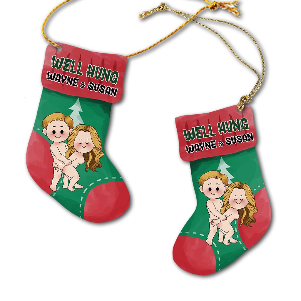 Bien suspendu - Ornement personnalisé pour couple