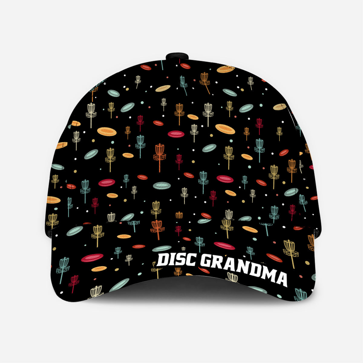 Disc Daddy - Cadeau de disc golf pour papa, grand-père, maman, grand-mère - Casquette classique personnalisée