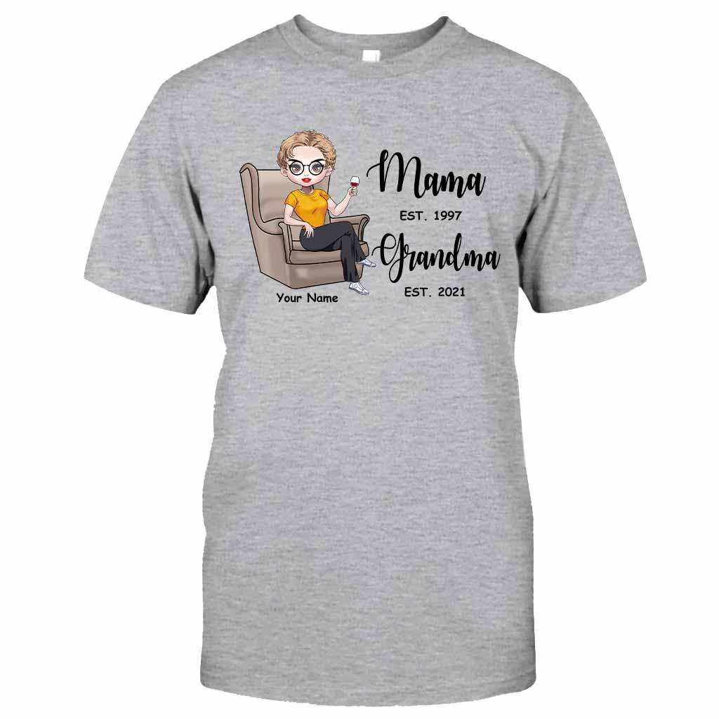 T-shirt et sweat à capuche personnalisés « Maman Est, Grand-mère Est » pour la fête des mères
