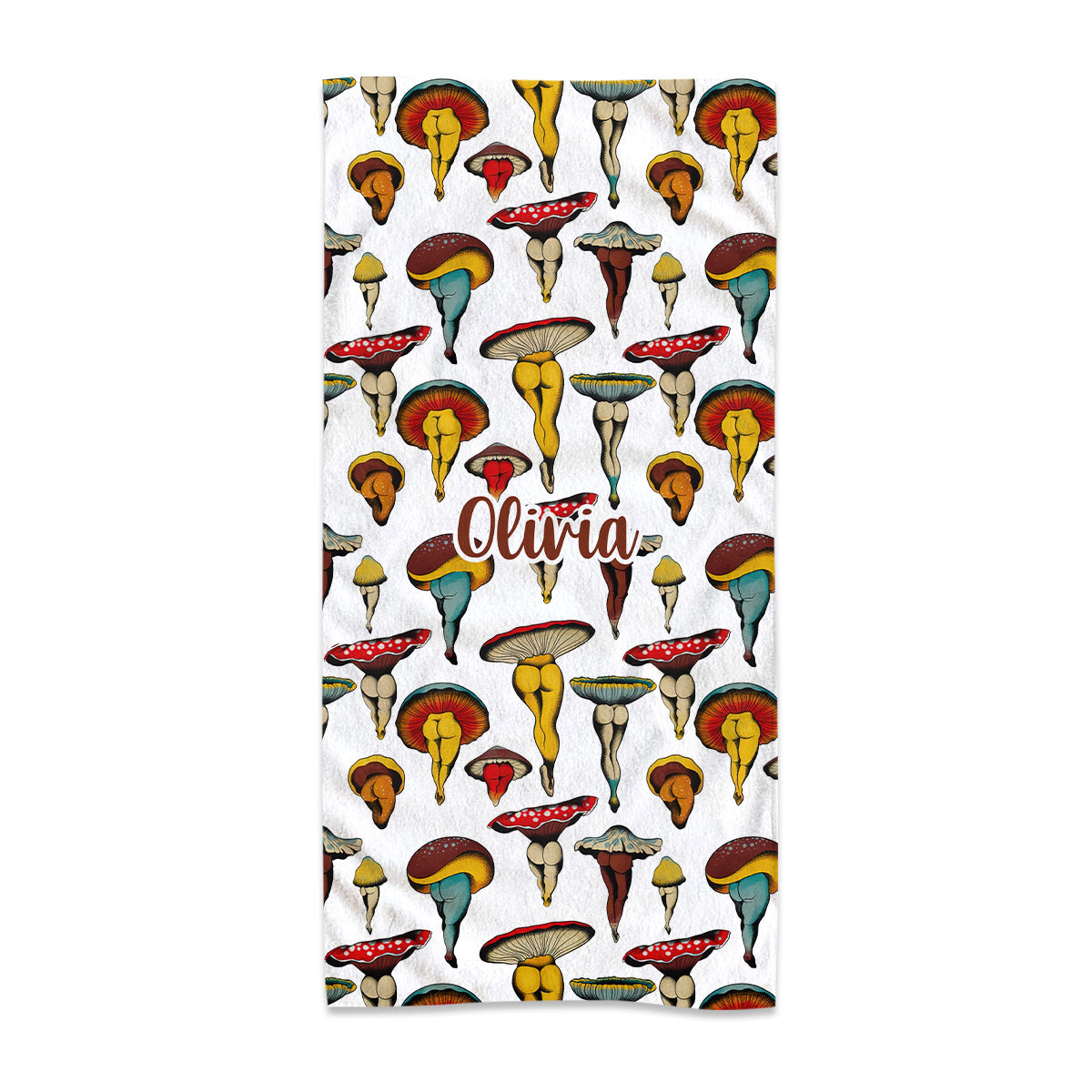 Magic Dance - Personalized Mushroom Beach Towel