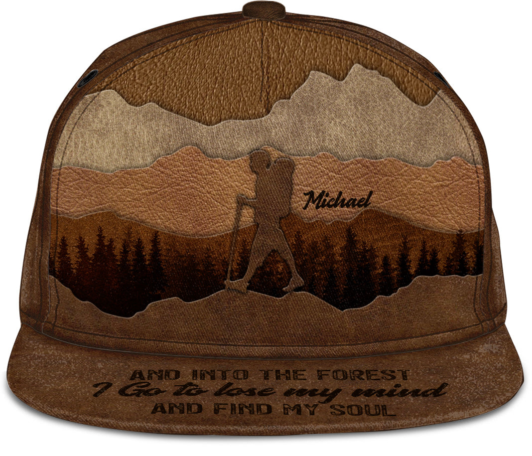 And Into The Forest I Go - Personalized Hiking Snapback