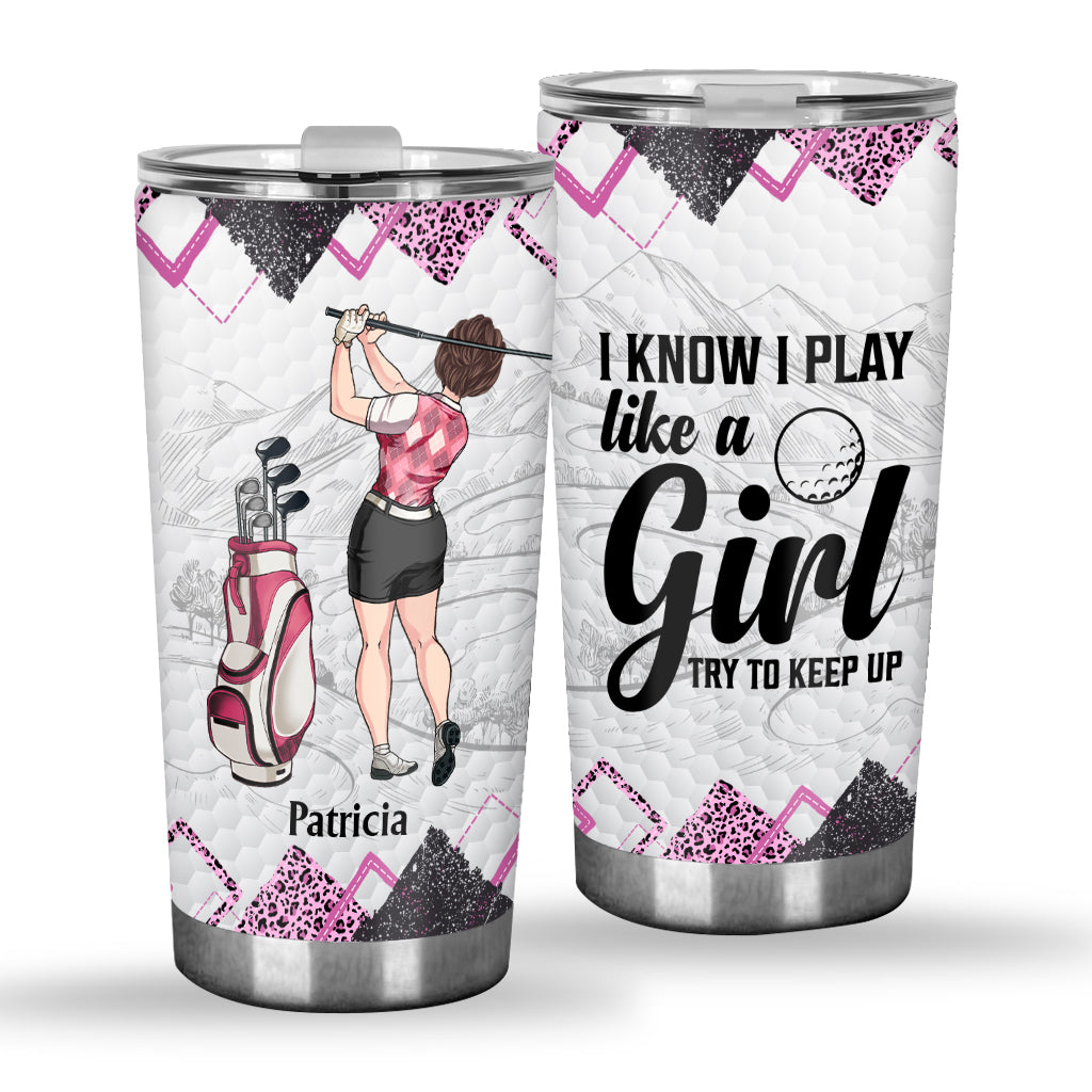 Golf Instruction - Personalized Golf Tumbler