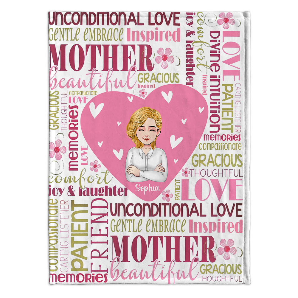 We Love You - Personalized Mother's day Mother Blanket