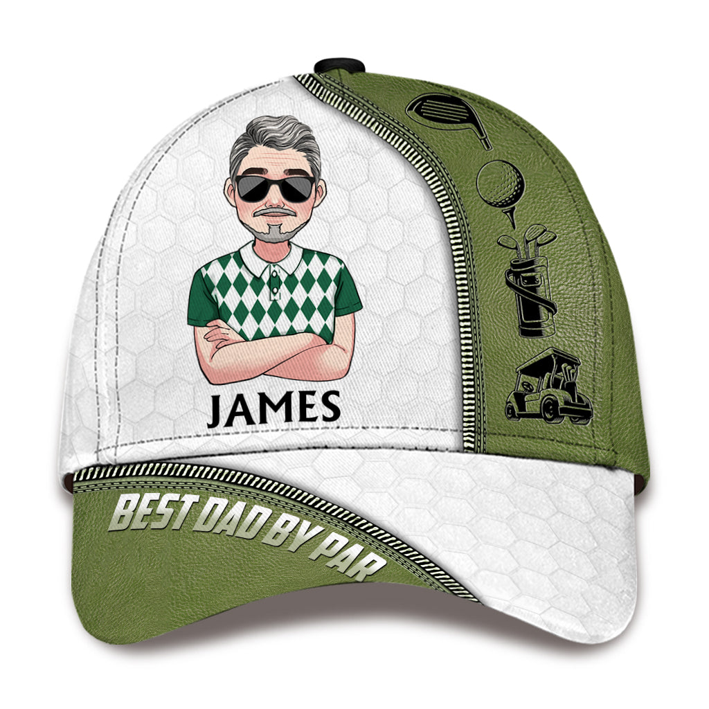 Best Dad By Par - Personalized Golf Classic Cap