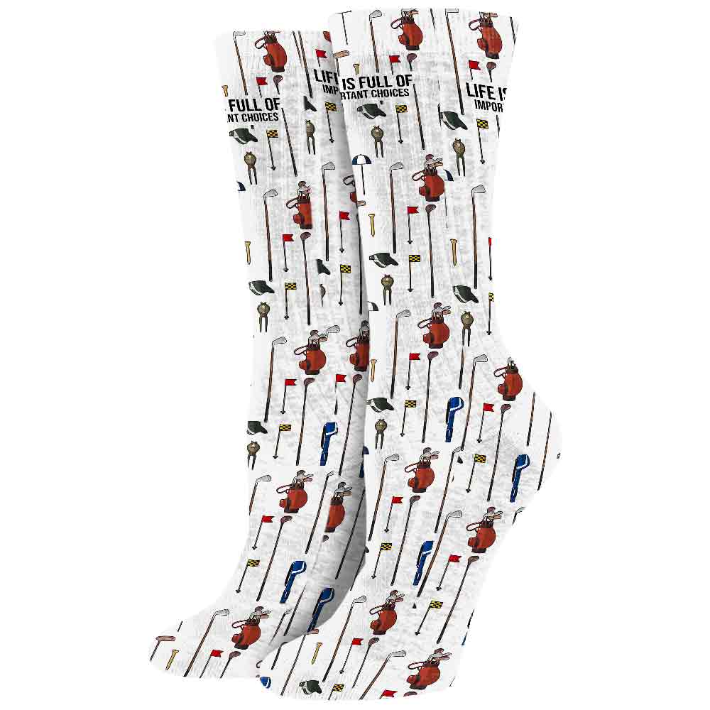 Voici mon style - Chaussettes de golf personnalisées