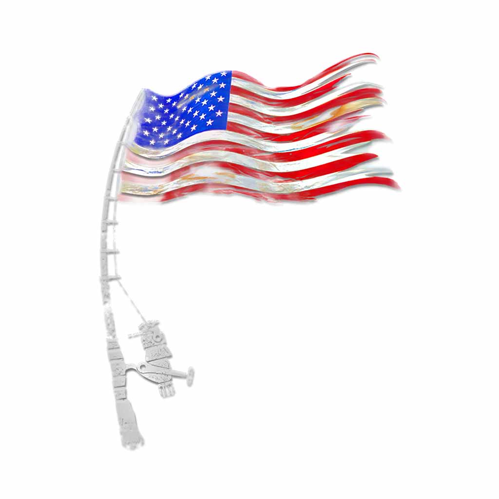 Autocollant de pêche américain complet 112021