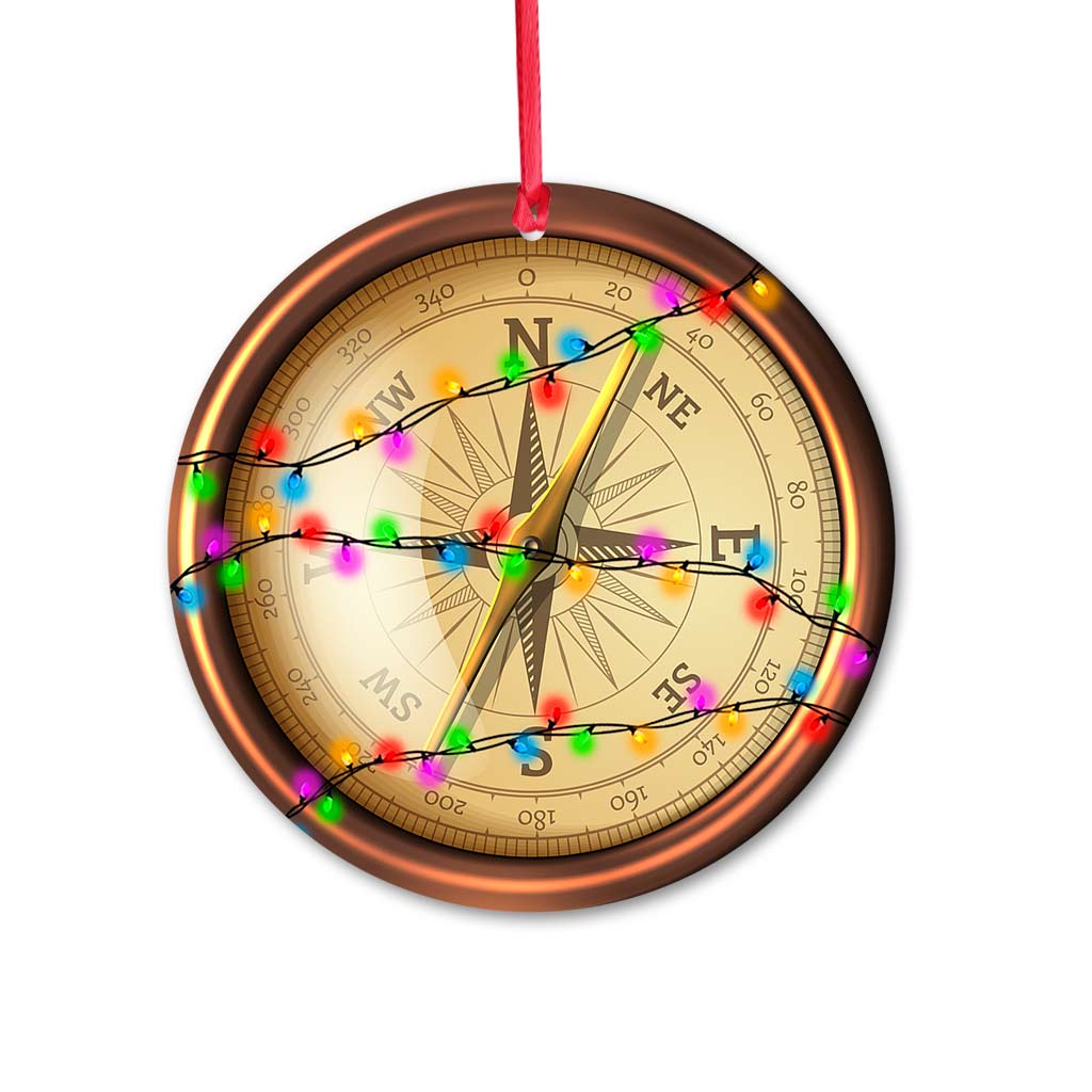 Collection d'articles de camping - Décoration de Noël pour le camping (Imprimée des deux côtés)