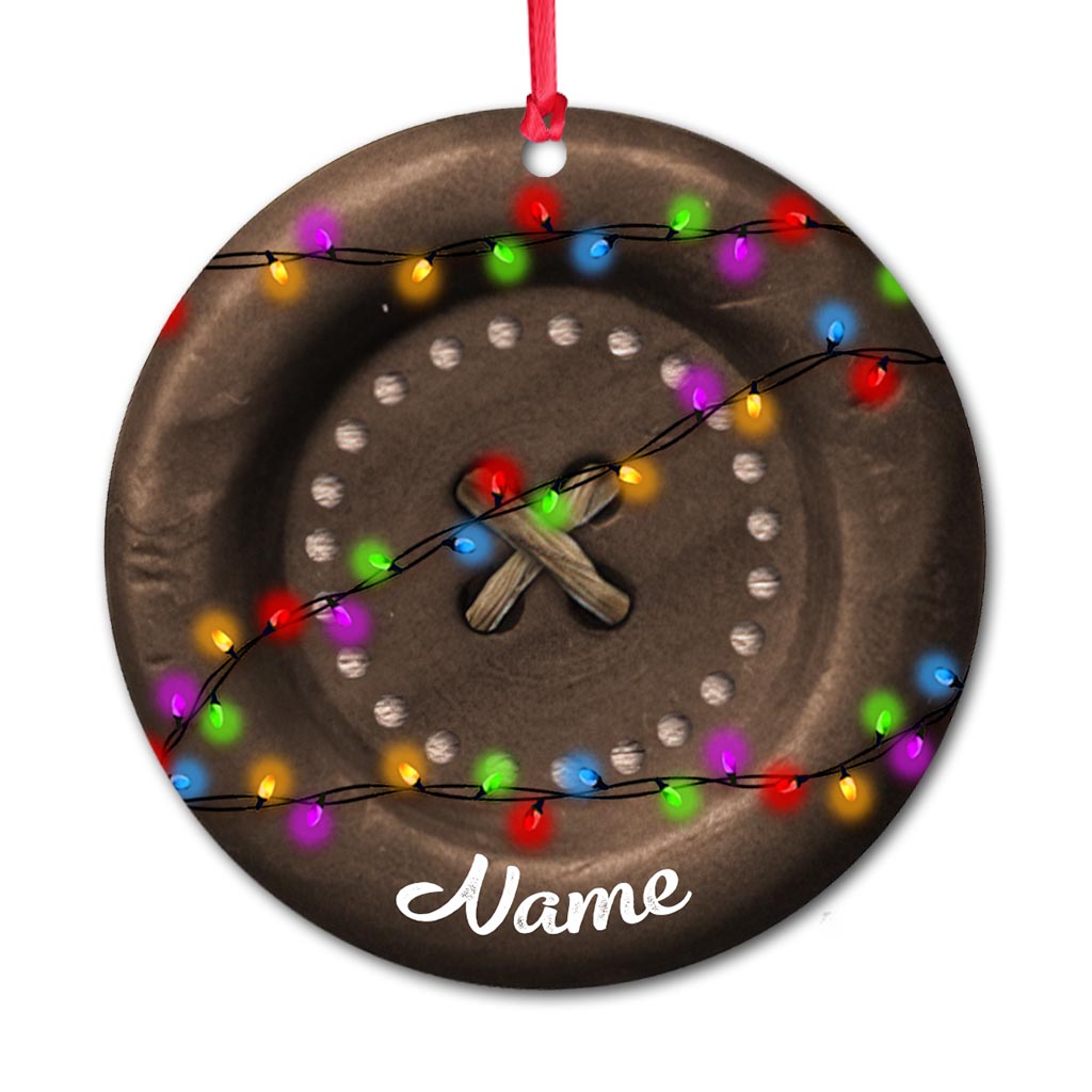 Sewing Items Collection - Personalized Christmas Sewing Ornament (Printed On Both Sides)