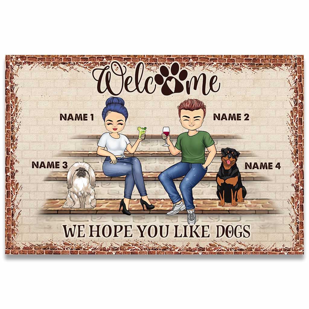 We Hope You Brought - Personalized Couple Doormat