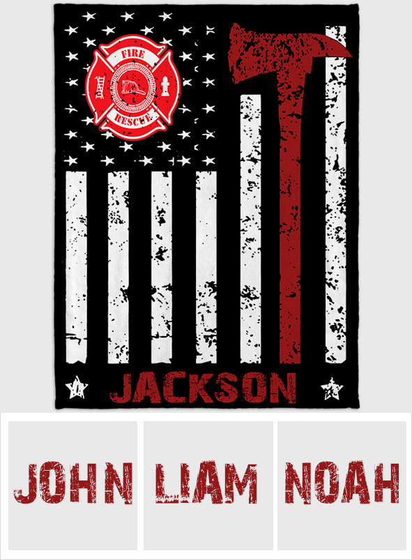 Fier pompier - Cadeau pour pompier (lui, papa, mari, fils) - Couverture personnalisée