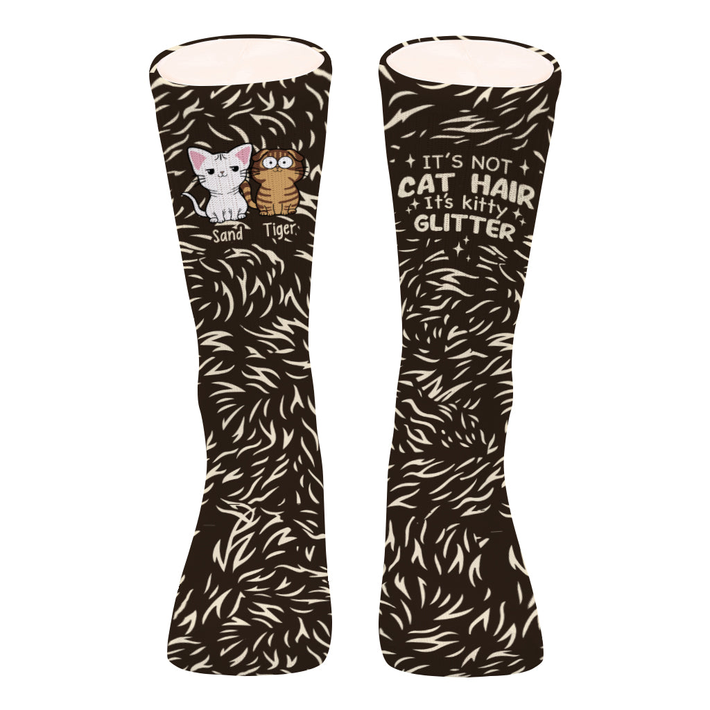 Ce ne sont pas des poils de chat - Chaussettes personnalisées pour chats