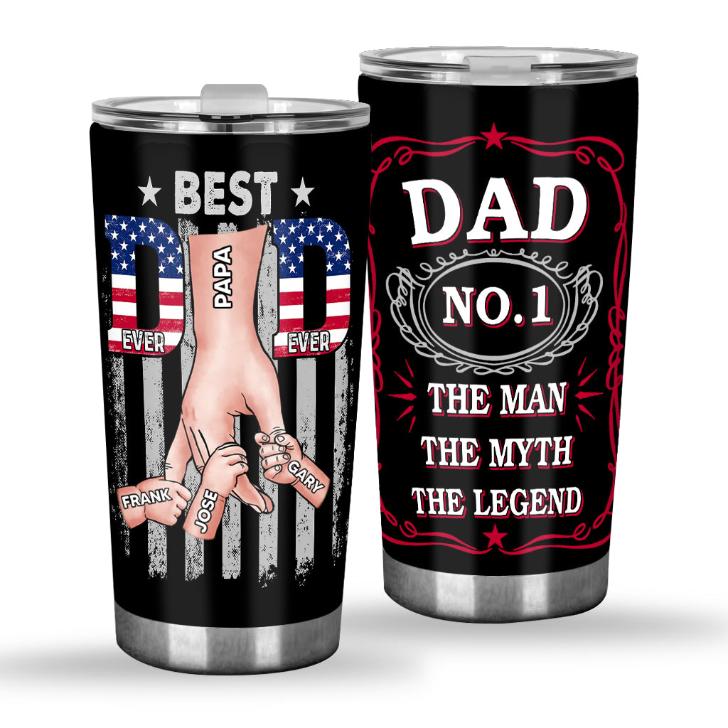Best Dad Ever - Personalized Father Tumbler