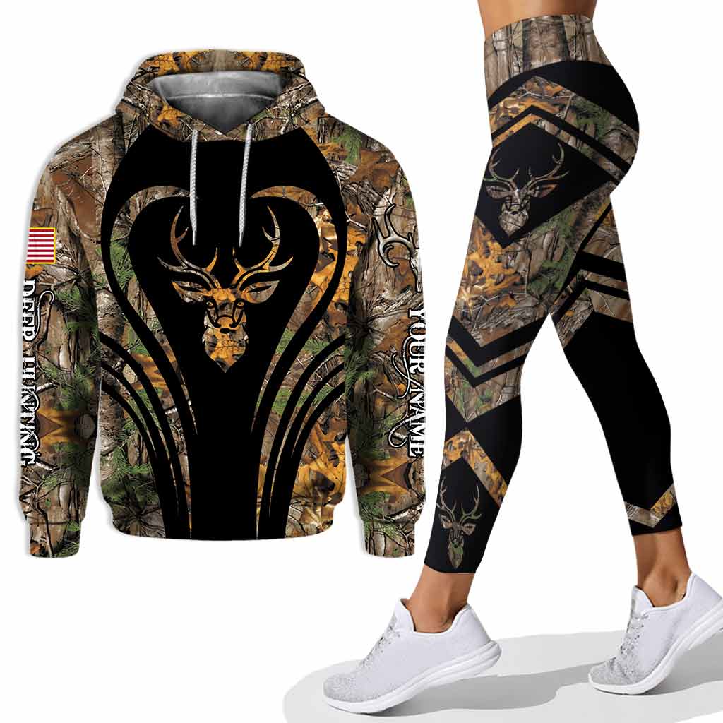 Chasse - Sweat à capuche et leggings personnalisés 112021