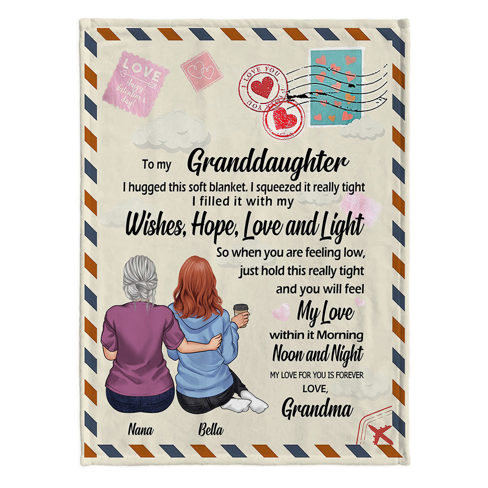 À ma petite-fille - Couverture personnalisée pour la fête des mères