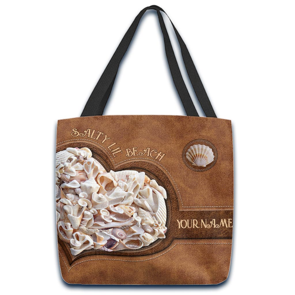 Salty Lil' Beach Customized Tote Bag