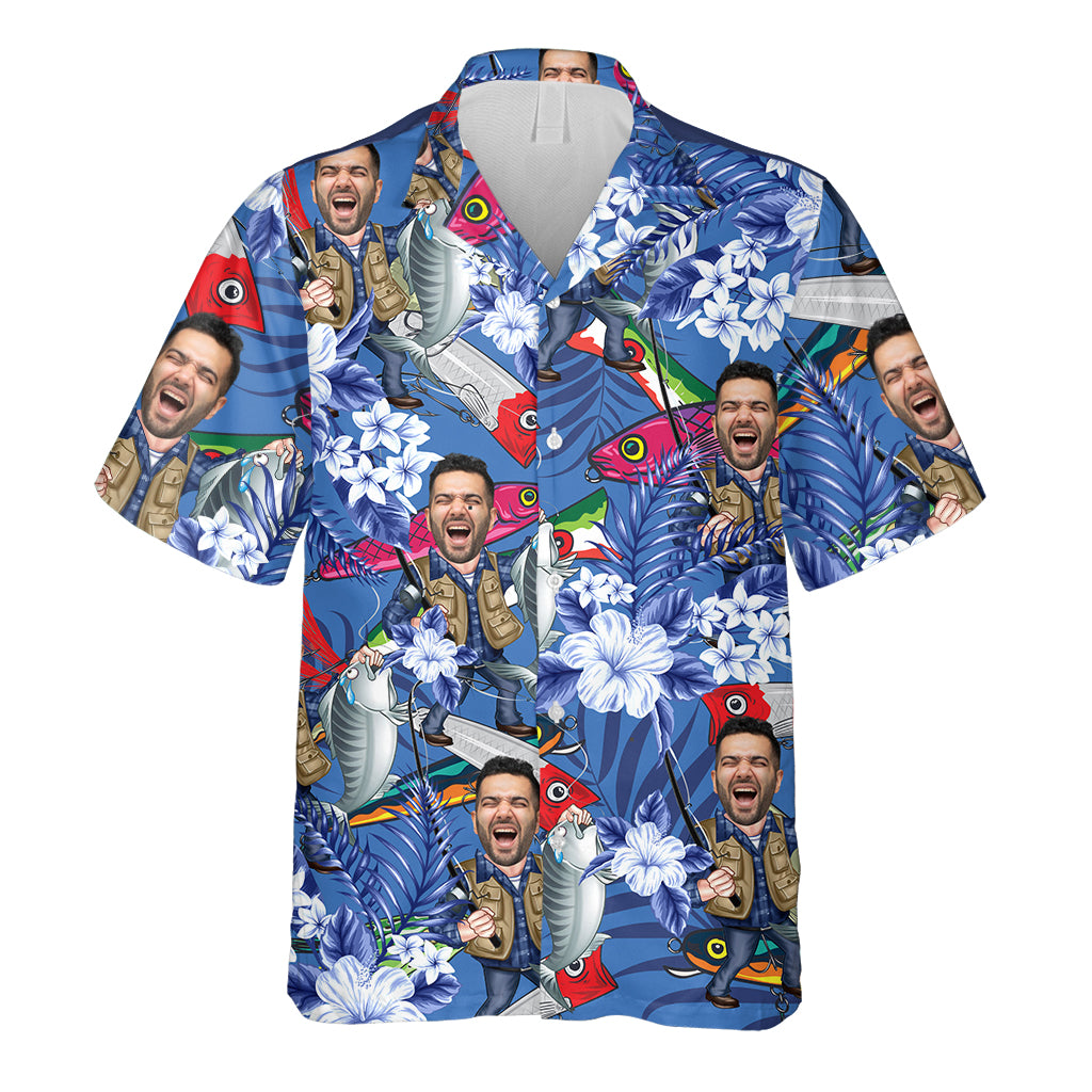 Chemise de pêche porte-bonheur - Chemise hawaïenne de pêche personnalisée