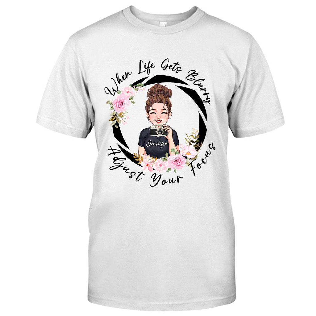 Adjust Your Focus - Personalized Photography T-shirt and Hoodie