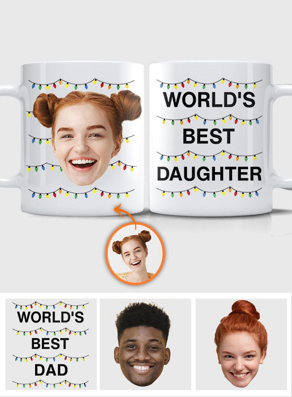 Meilleure fille du monde - Mug personnalisé pour fille