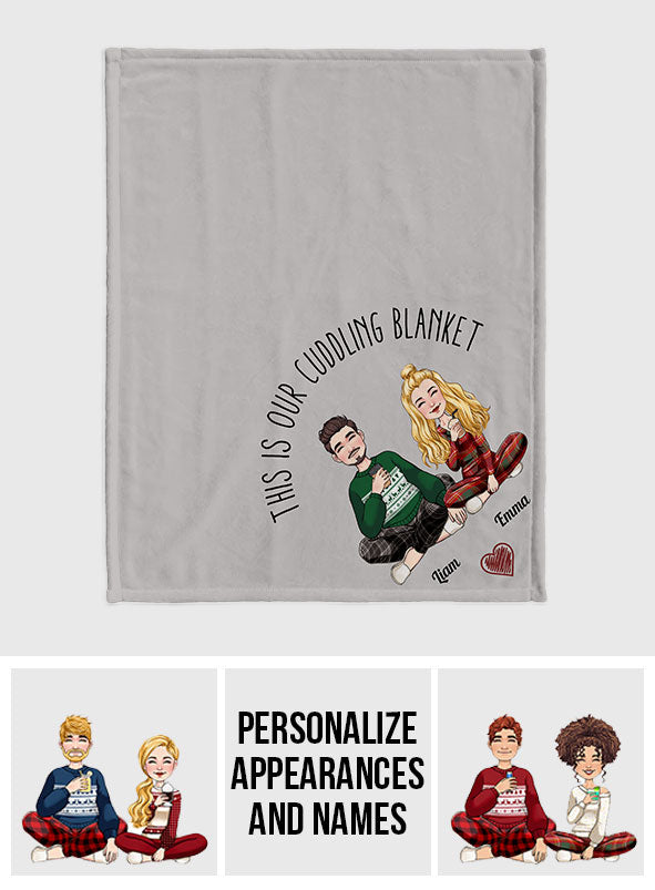 Notre couverture douillette - Couverture personnalisée pour couple