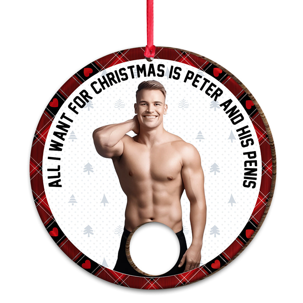 Tout ce que je veux pour Noël - Ornement personnalisé pour couple