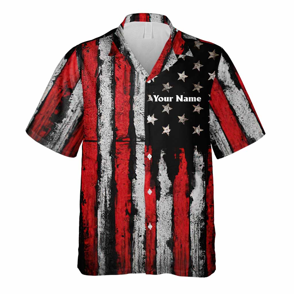 Liberté de pêche - Chemise hawaïenne personnalisée pour la fête de l'indépendance