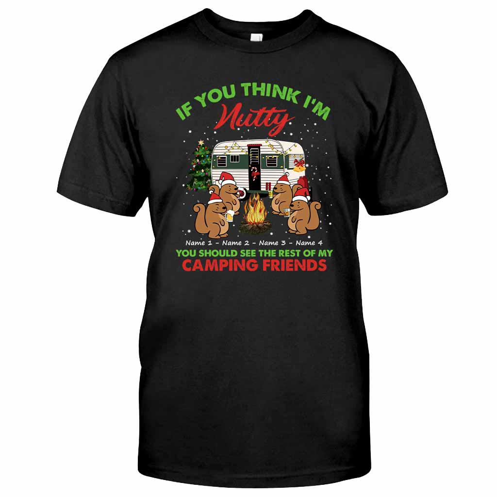 Si vous pensez que je suis fou, vous devriez voir mes autres amis campeurs ! – T-shirt et sweat à capuche personnalisés pour Noël