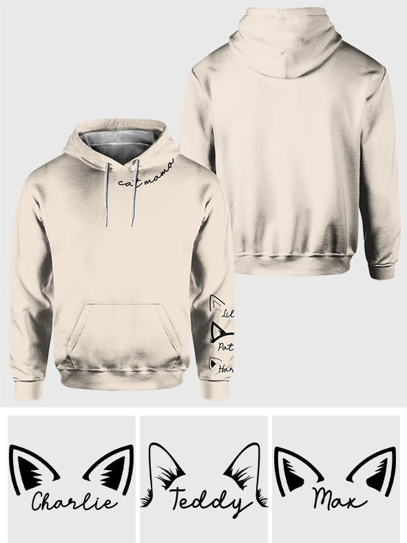 Maman Chat - T-shirt personnalisé avec motif chat