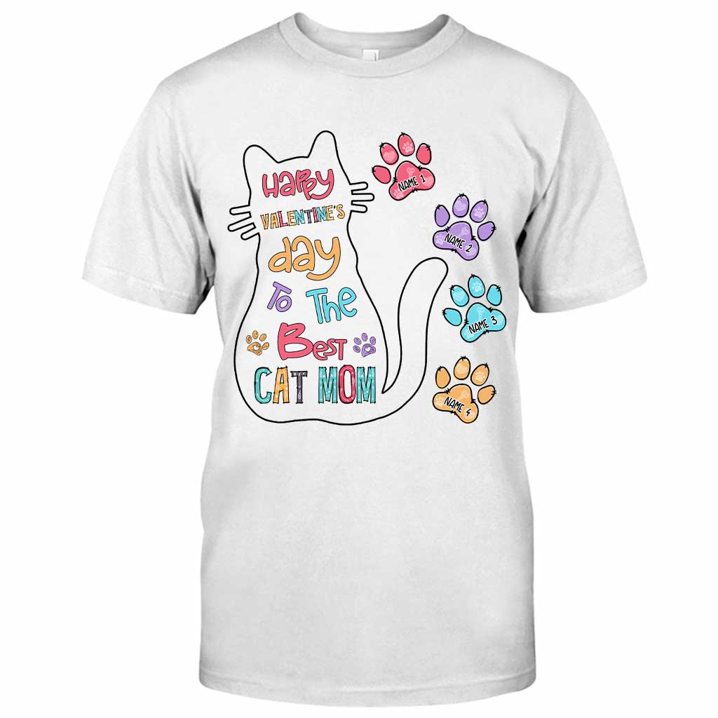 La vie de maman chat est plus belle avec des chats - T-shirt et sweat à capuche personnalisés pour chats