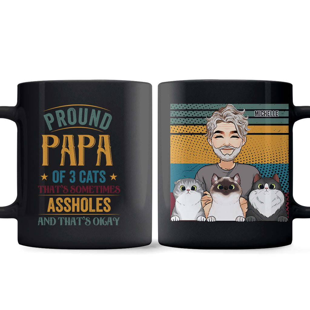 Mug personnalisé « Papa fier » pour la fête des pères