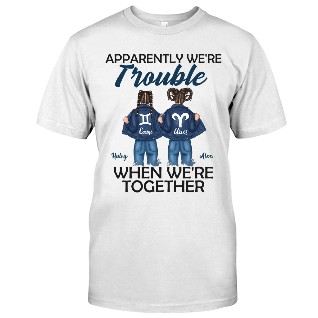 Trouble Together - T-shirt et sweat à capuche personnalisés pour meilleures amies