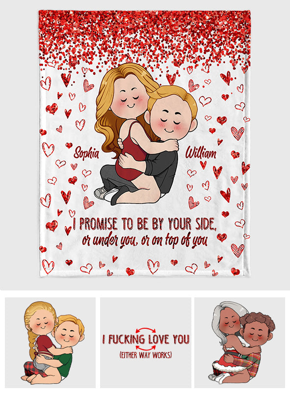 Je promets d'être à tes côtés - Couverture personnalisée pour couple
