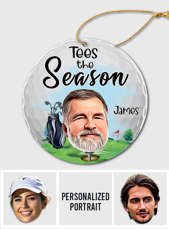 Tees the Season - Ornement de golf personnalisé