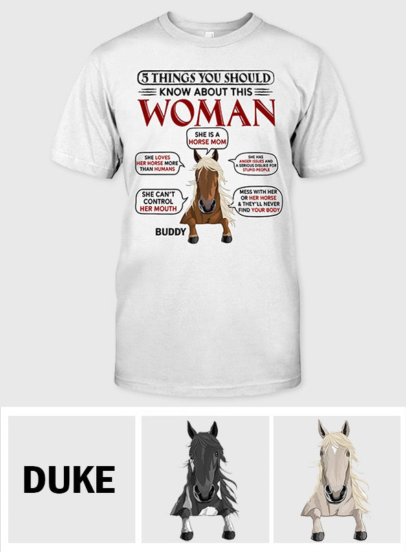 Maman de cheval - T-shirt et sweat à capuche personnalisés pour chevaux