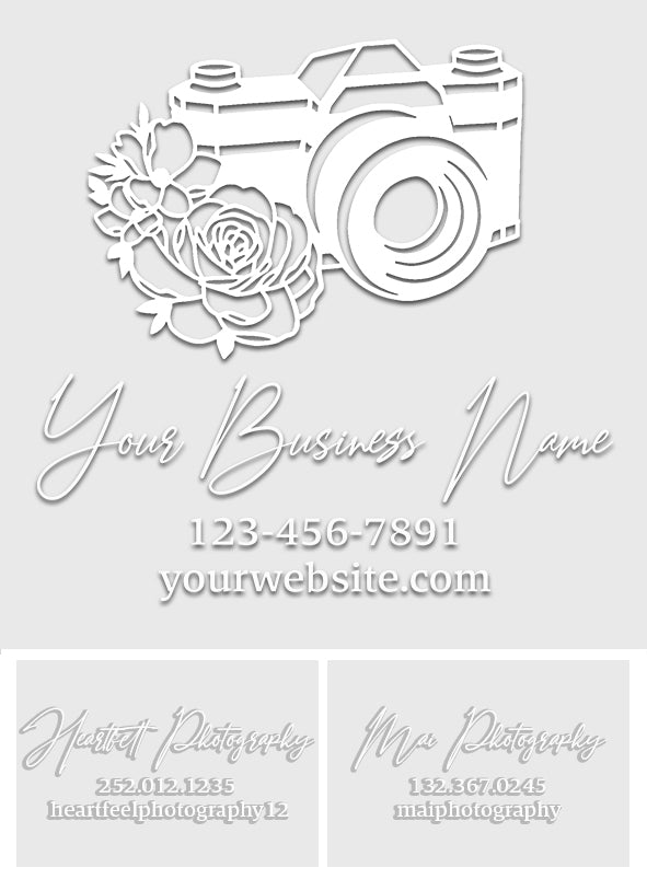 Studio photo - Autocollant photo personnalisé complet