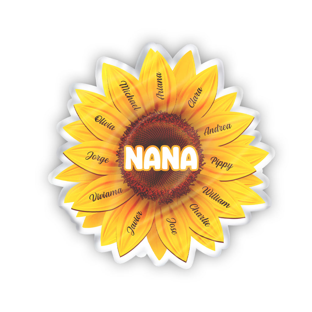 Meilleure grand-mère du monde - Oreiller personnalisé en forme de grand-mère