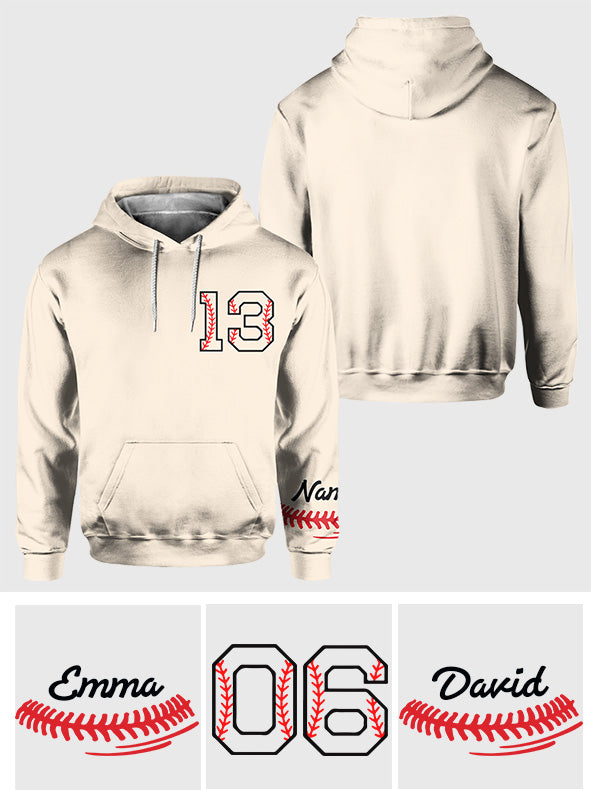 T-shirt personnalisé « À mon époque baseball » - T-shirt intégral baseball