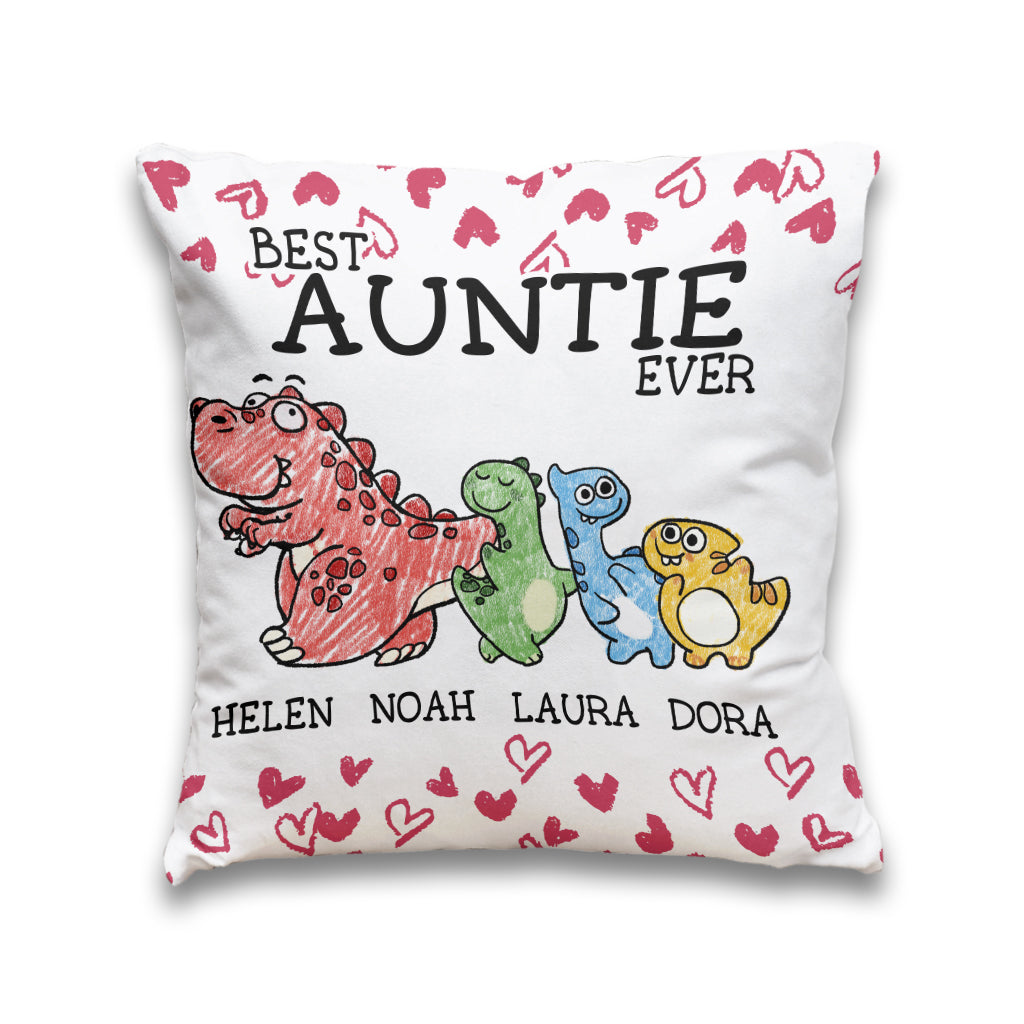 Best Mimisaurus Ever - Gift for grandma, mom, aunt - Personalized Throw Pillow