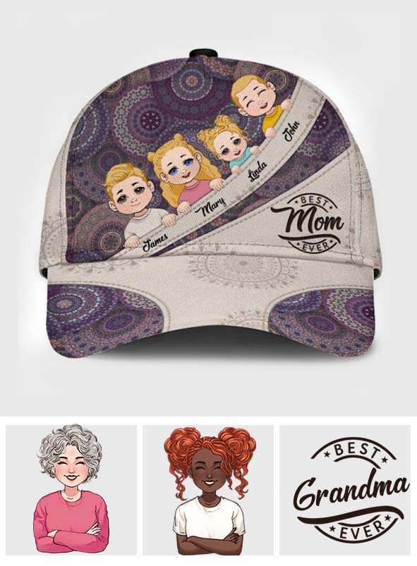 Meilleure maman/grand-mère/tante/… du monde - Casquette classique personnalisée pour maman