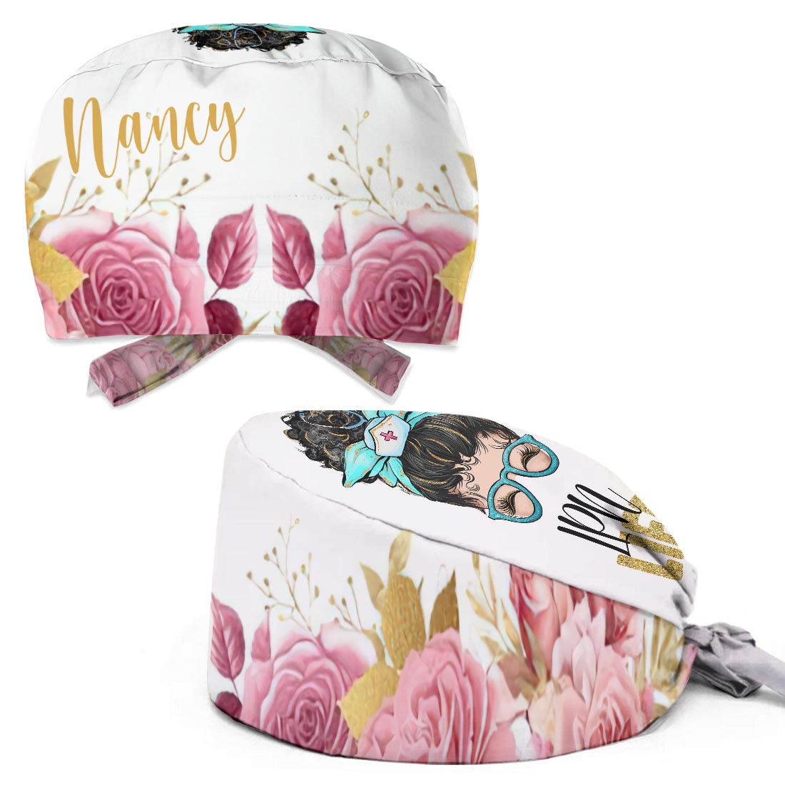 Vie d'infirmière - Bonnet de bloc opératoire personnalisé