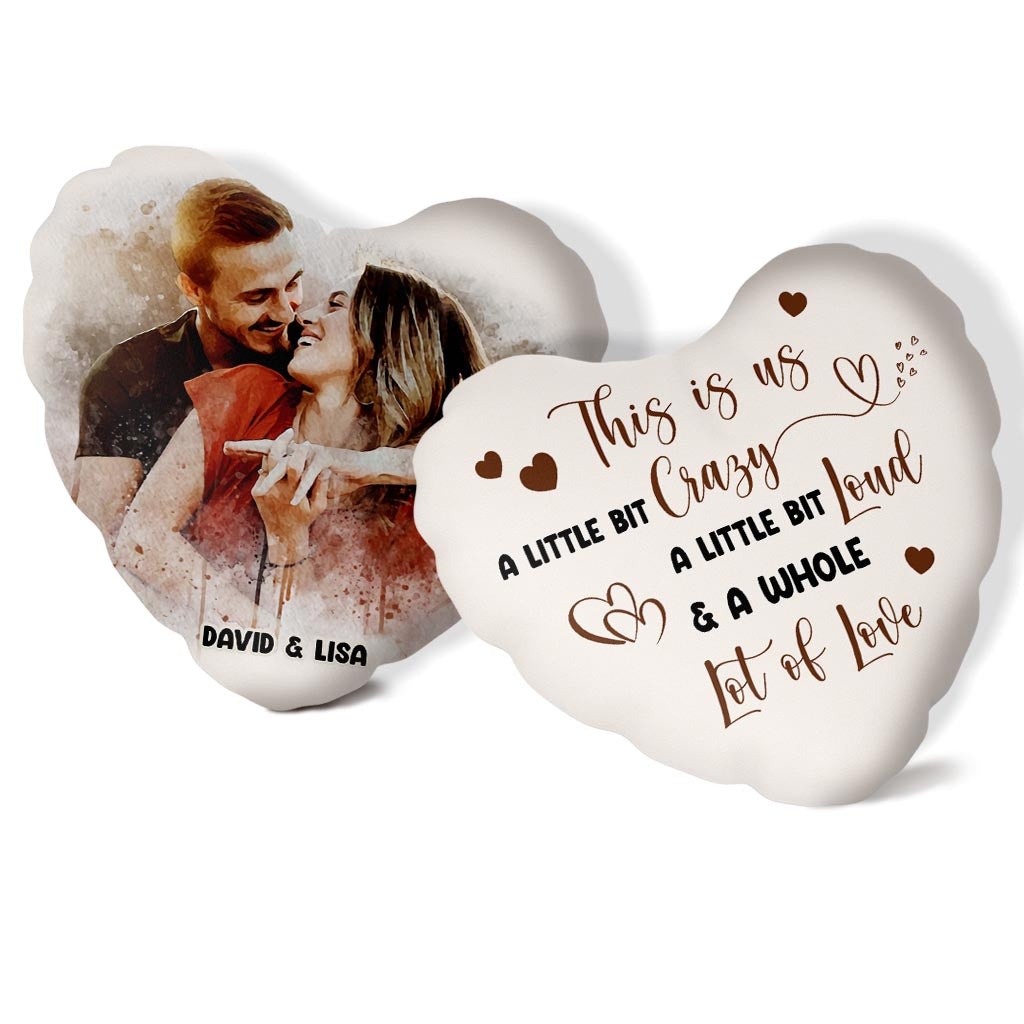 Coussin personnalisé pour couples « Toi et moi »