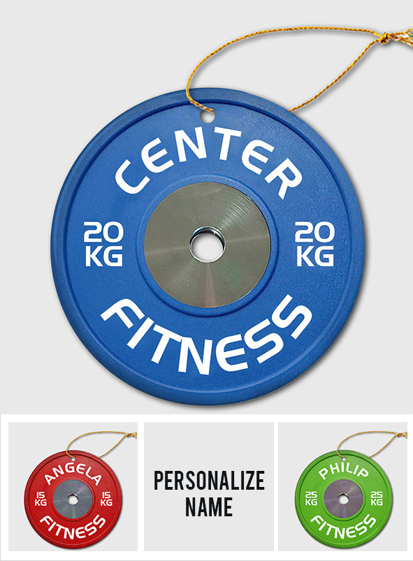 Centre de remise en forme - Ornement de fitness personnalisé