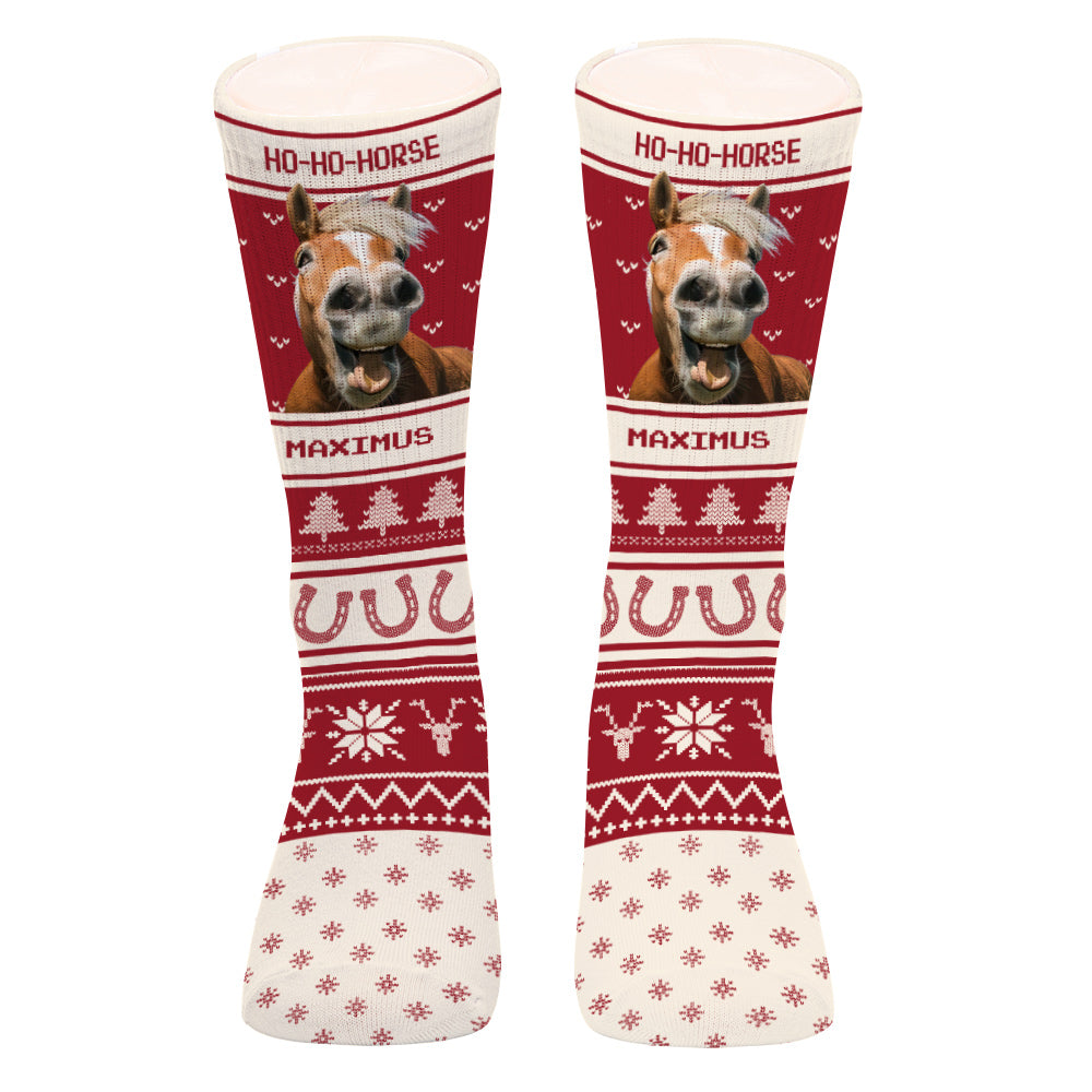 Ho Ho Horse - Chaussettes de cheval personnalisées