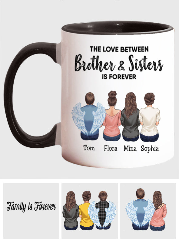 La famille, c'est pour toujours - Mug personnalisé « Famille pour toujours »