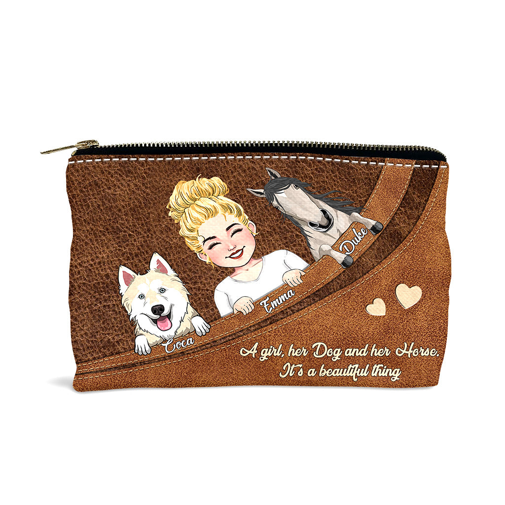 Quelle belle chose ! - Cadeau pour amoureux des chiens et des chats - Pochette personnalisée