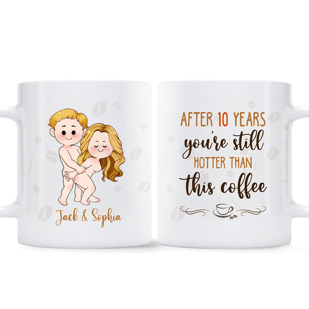 Mug personnalisé pour couple « Après 10 ans »