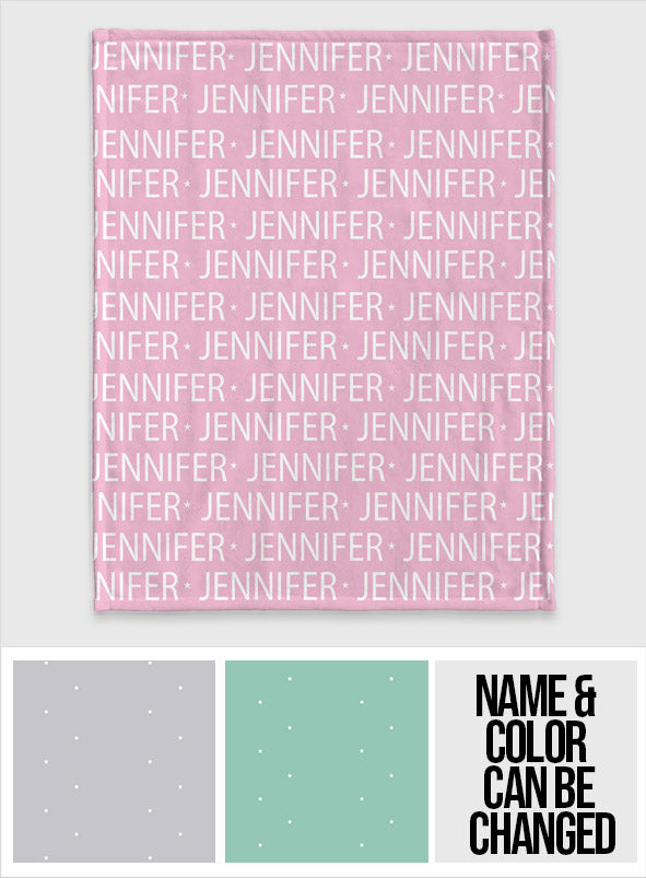 Couverture personnalisée pour belle-mère - Motif avec nom