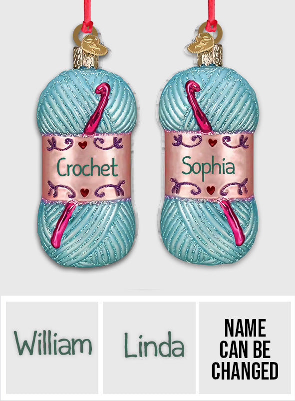 Love Crochet - Ornement au crochet personnalisé